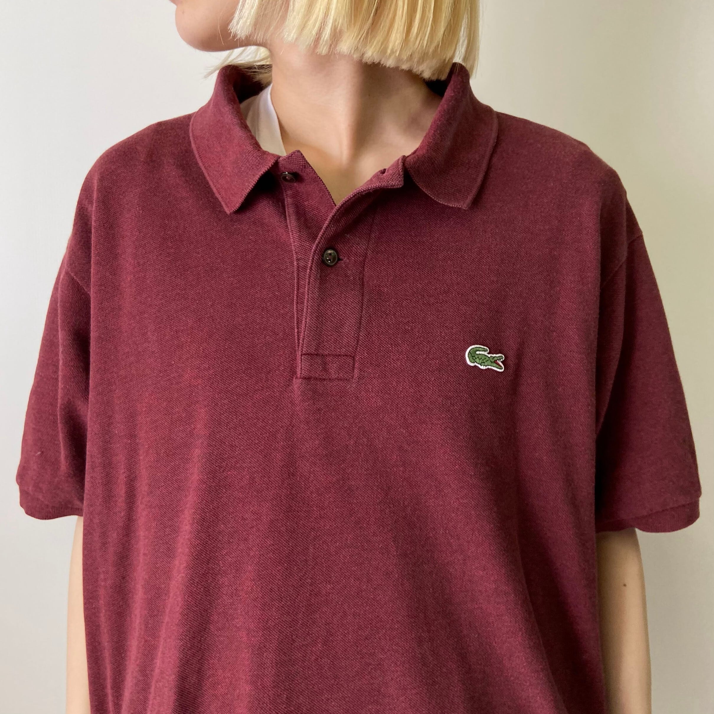 新入荷sale対象外 Lacoste ラコステ ポロシャツ メンズx 古着 ワインレッド ポロシャツ Nw27 Cave 古着屋 公式 古着通販サイト
