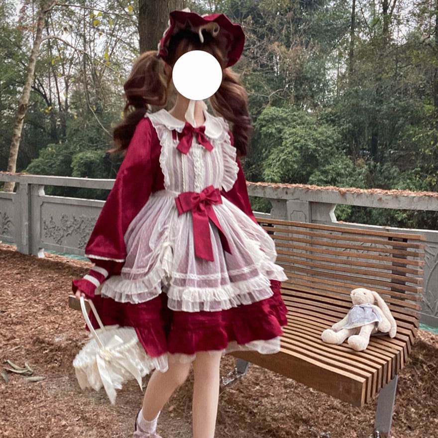 キッチン・食器 レア angelicpretty ハート型エプロン