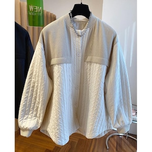 patchwork cotton coat(MT1370)