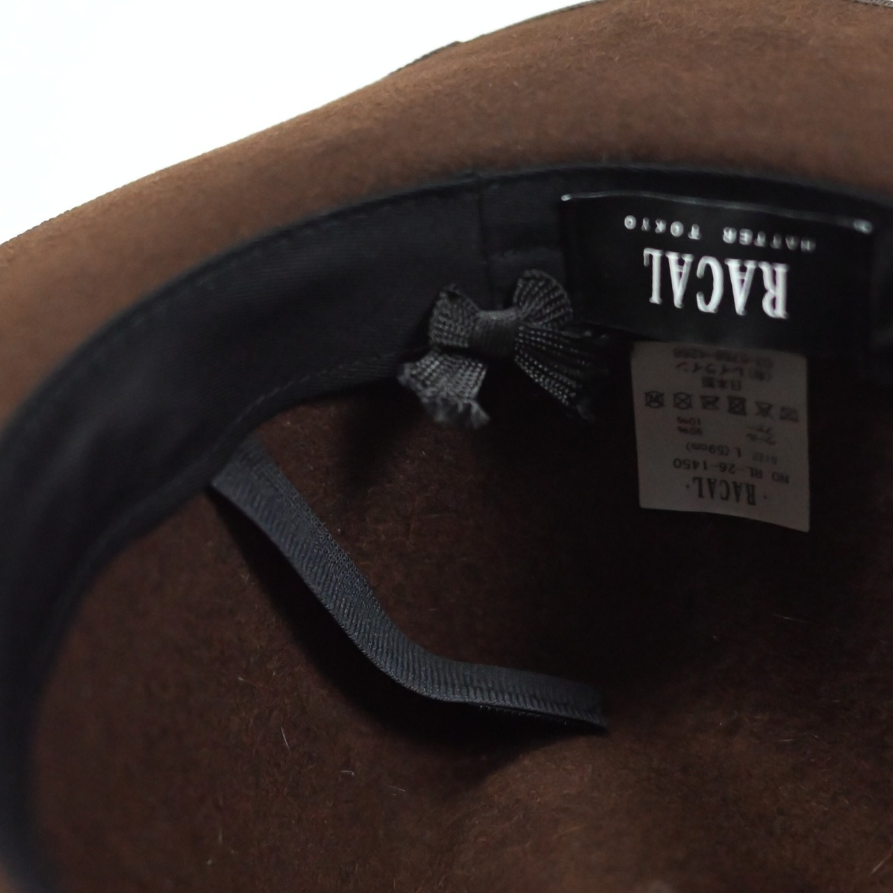 RACAL / Pocketable Fedra Hat【ブラウン】