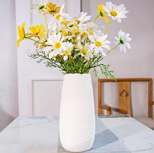 【新着特価】かびん フラワーベース ホワイト白 セラミック 陶器 花瓶 北欧 日本 花瓶 フラワーポット花器 ホワイト北欧陶器 アンティーク風 大