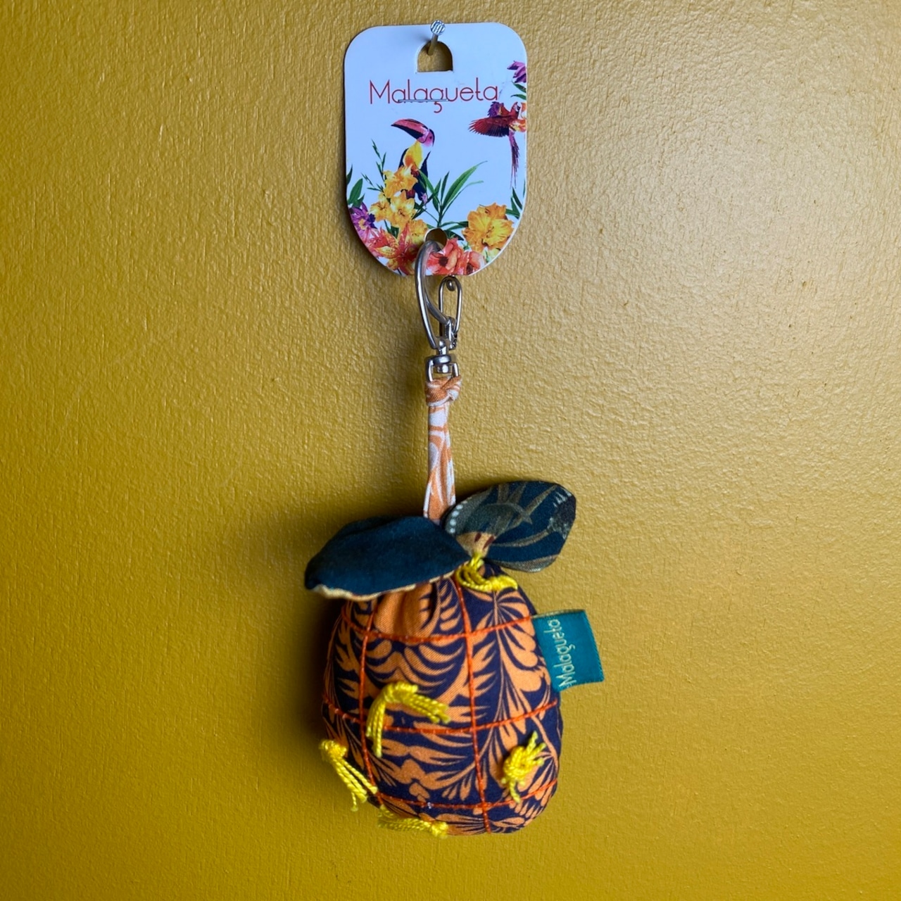 【MALAGUETA マラゲッタ】ファブリック パイナップル キーホルダー③
