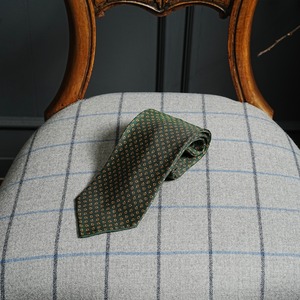 5-Fold Printed Silk Tie: Elegant Geometric