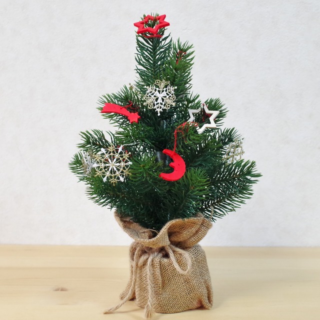 シュヴァルツヴァルトツリー　卓上タイプ　オーナメント12個付き