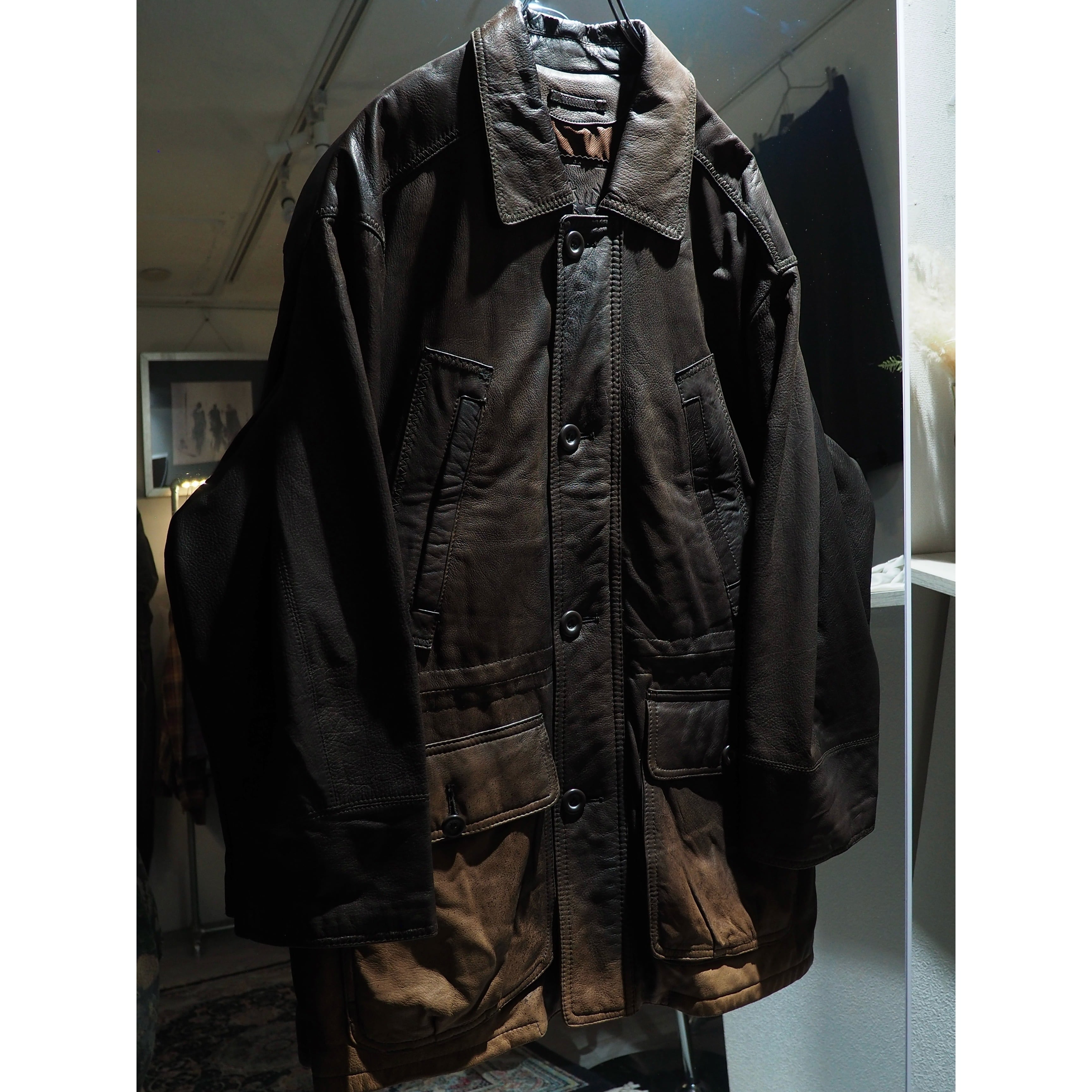 Beautiful aging fade color vintage loose Deerskin leather Beautiful aging fade color vintage loose Deerskin leather