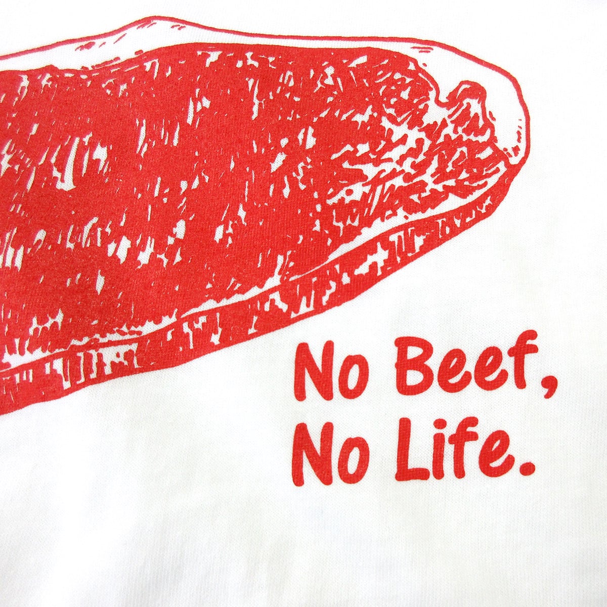サーロインステーキ 肉 おもしろ Ｔシャツ os65