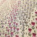 Polyester Chirimen Flower Printed