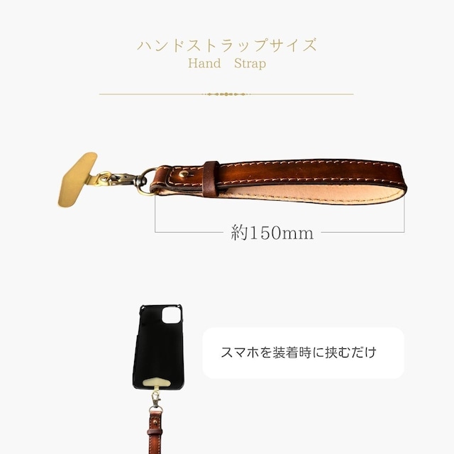 【81wind】ハンド ストラップ 単品 手首 ぶら下げ ストラップホルダー付き ハンドストラップ
