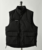 ADAM PATEK  back coating ripstop looose padded vest (BLK) AP2323018