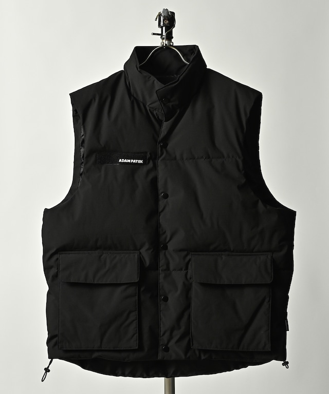 ADAM PATEK  back coating ripstop looose padded vest (BLU) AP2323018