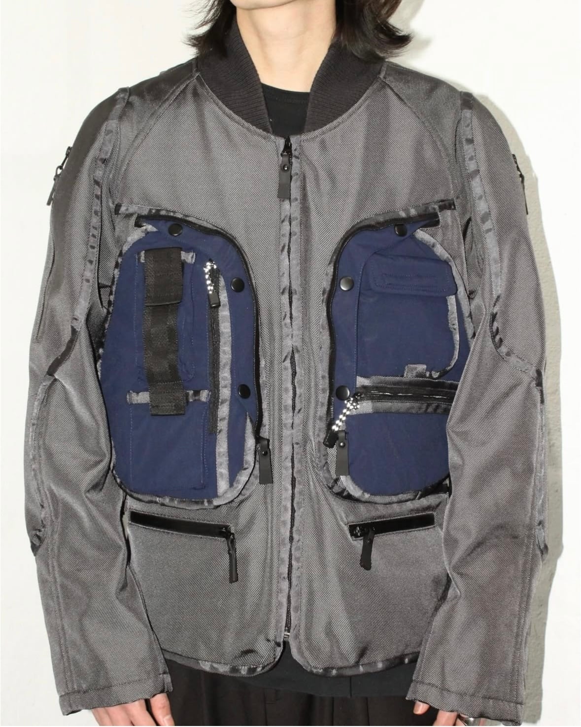 00AW ISSEY MIYAKE MEN Multi Pocket Ballistic Nylon Cargo Jacket