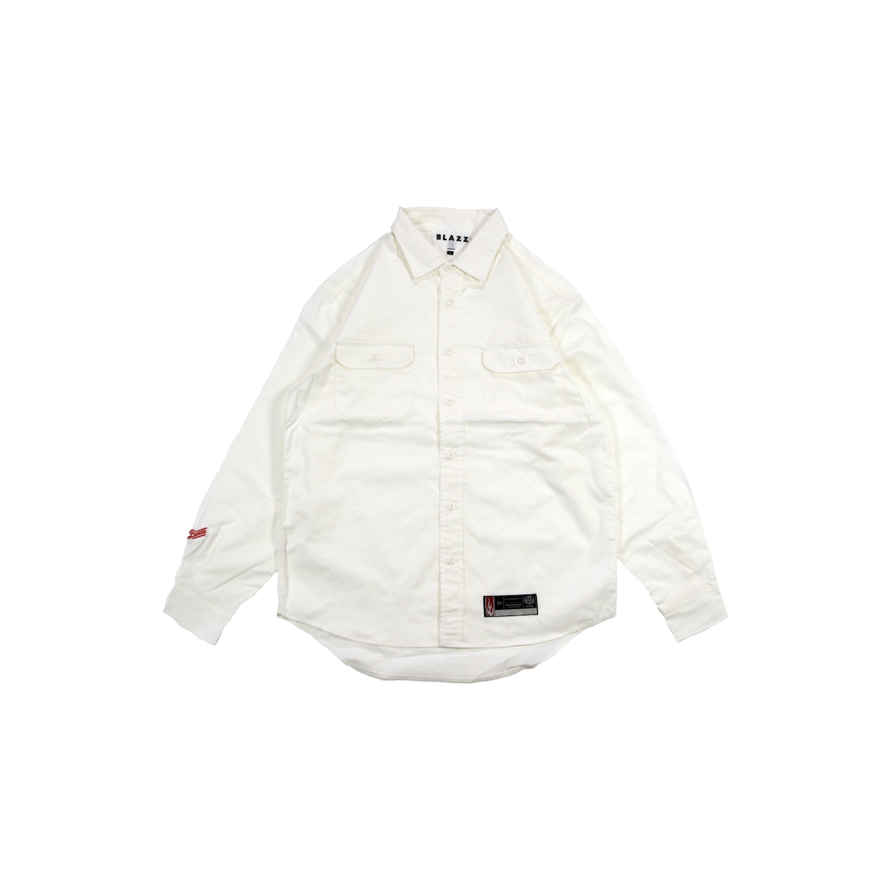 Long Sleeves Work Shirt [OFF WHITE]