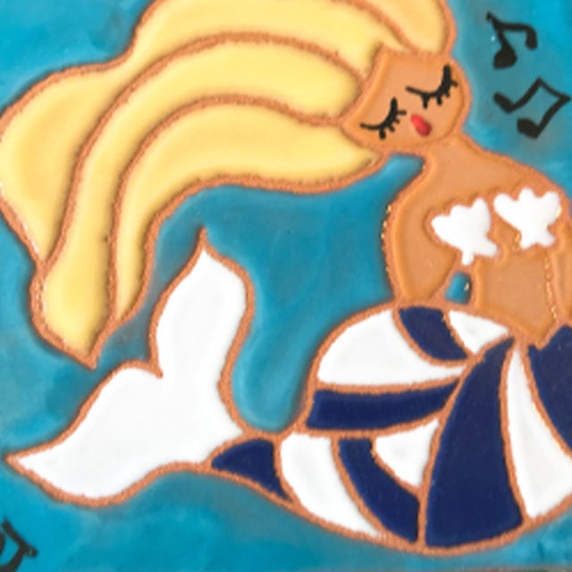 スペインタイル 10cm×10cm マーメイドC | Sul Mare