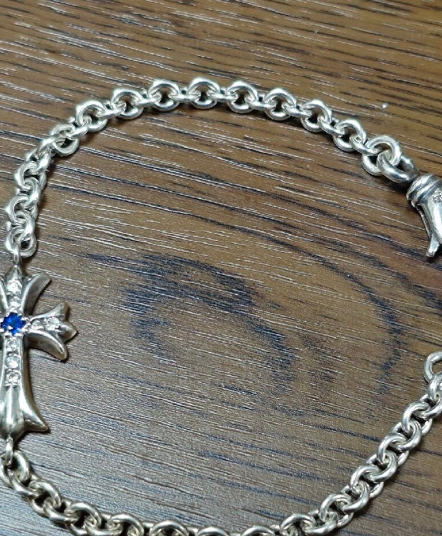 CHROME HEARTS クロムハーツ タイニー CH クロス チェーン ブレスレット