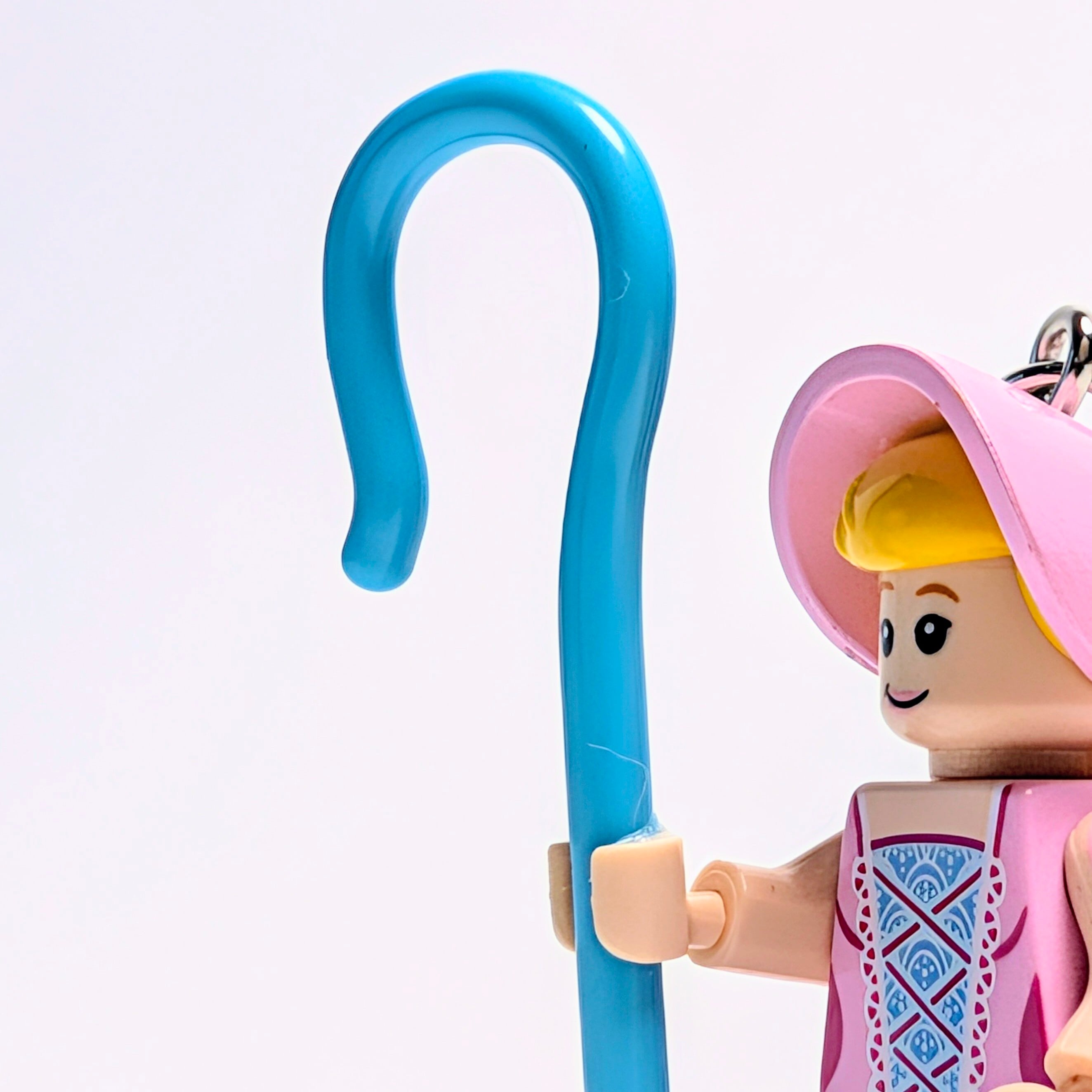 ★ブロックフィギュアキーホルダー★【トイ・ストーリー TOY STORY4 / 5 】 Bo Peep ボー・ピープ PINKフリルドレスver. / トイストーリー〚アメリカン雑貨 アメトイ〛