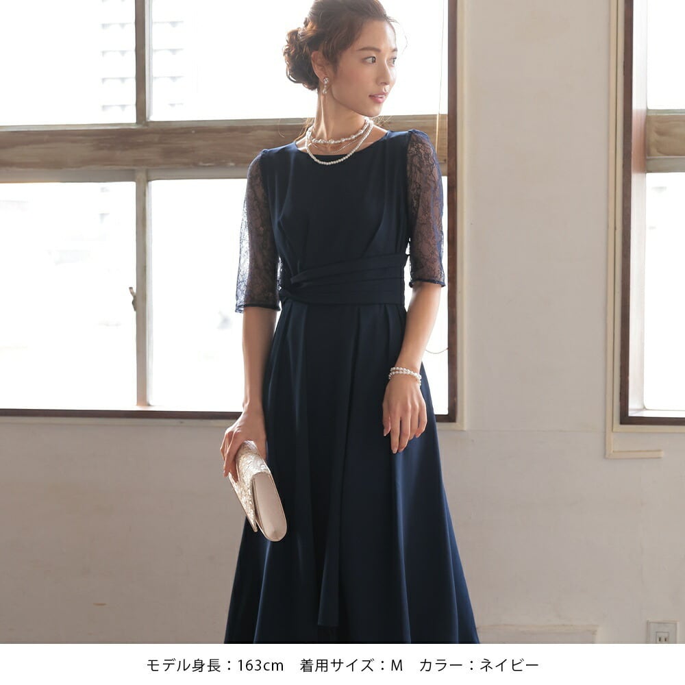 【新品】モチーフ袖スリットトップス 紺×白 新品】モチーフ袖スリットトップス 紺×白 新品】モチーフ袖スリット