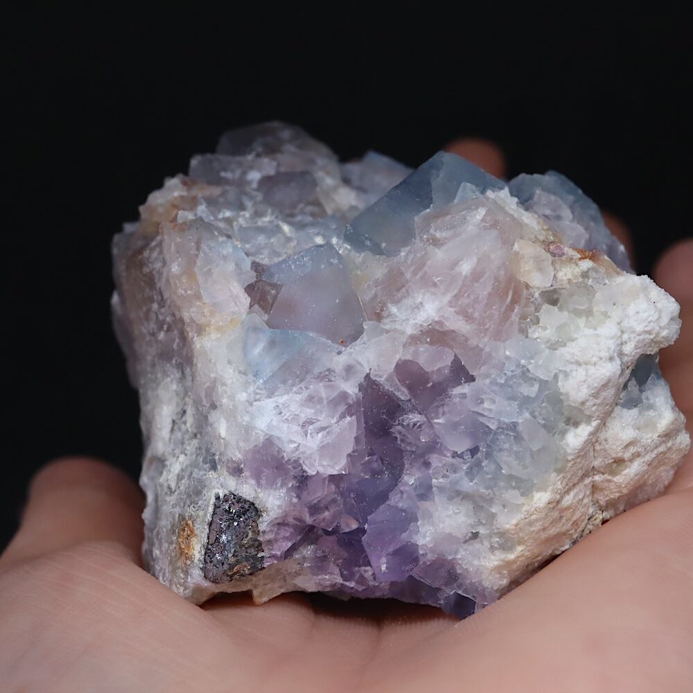 フローライト 蛍石 カリフォルニア産 原石 383g FL451 鉱物　天然石 蛍石 ニューメキシコ アメリカ産 フローライト 原石 258,5g