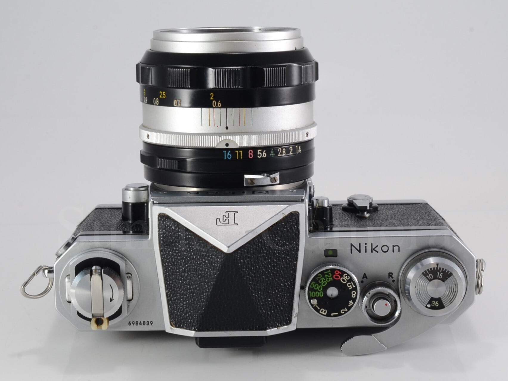 中古】Nikon F アイレベル / 非Ai Nikkor S Auto 50mm F1.4 整備済