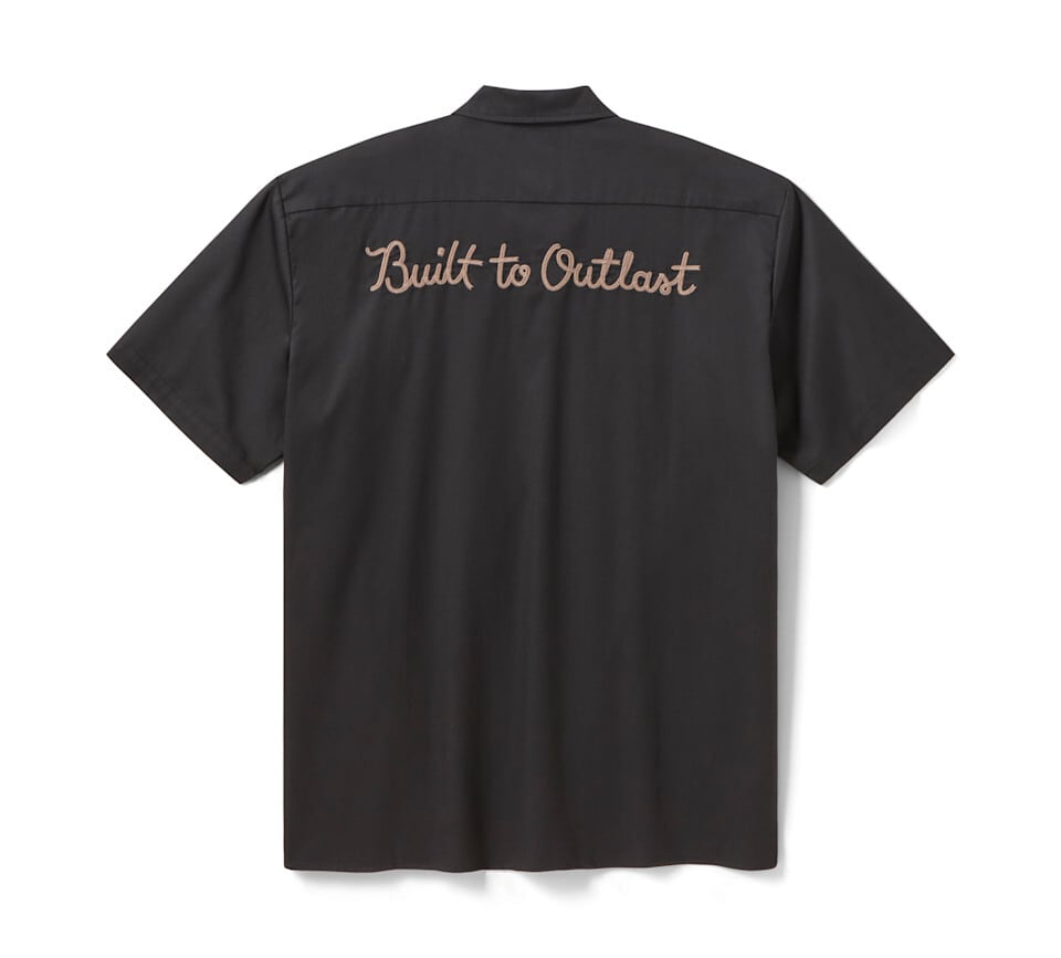 Dickies×H-D ワークシャツ 96087-26VM ブラック | rivershop