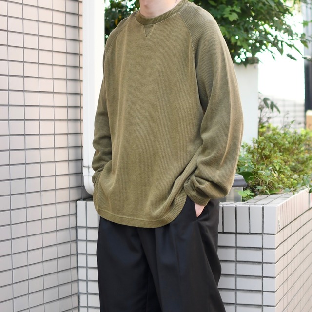 WOOLRICH lib knit fade long sleeve tee