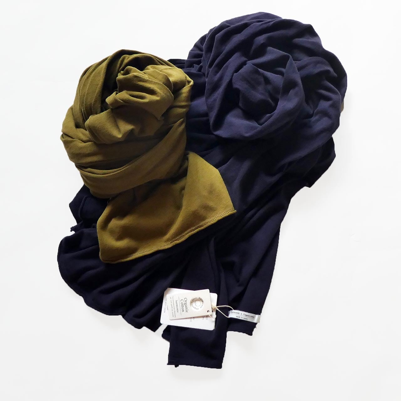 harmonie オーガニックコットン天竺大判ストール | NAVY-YARD