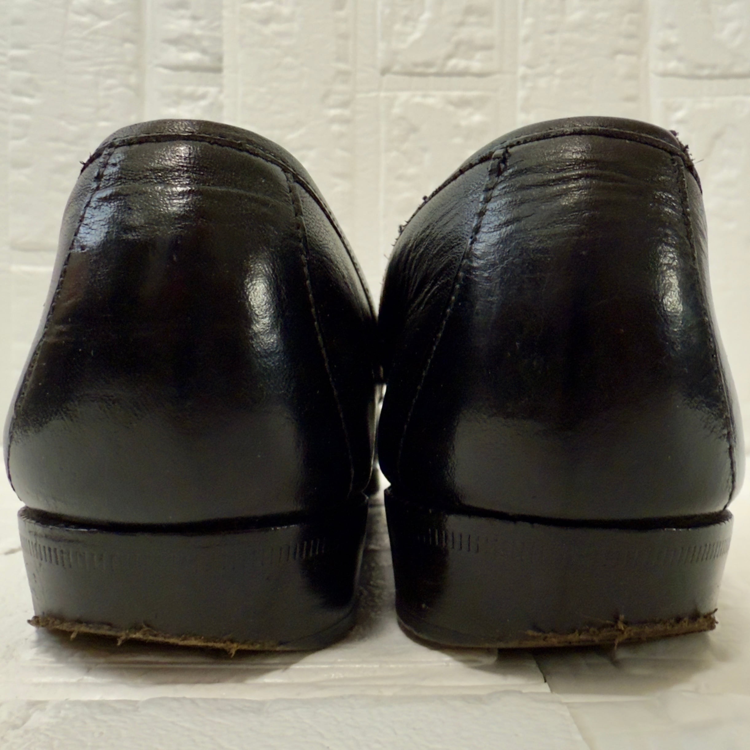 COLE HAAN《women's》80-90s イタリア製 ビットローファー ブラック
