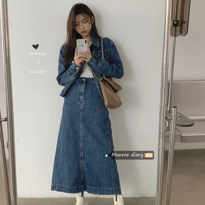 スタンダードスタイルオータムウィンタージャケット スカート レトロ 秋物 冬物 モンロー65890933794