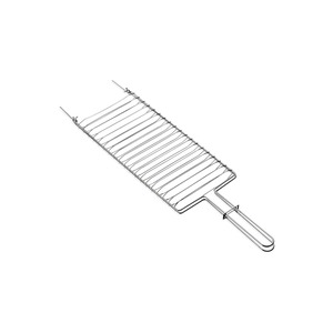 【在庫のみ】トラモンティーナ バーベキュー 両面 グリル網 シュラスコ 56cm 縦開き 挟み焼き仕様 26480/005 TRAMONTINA