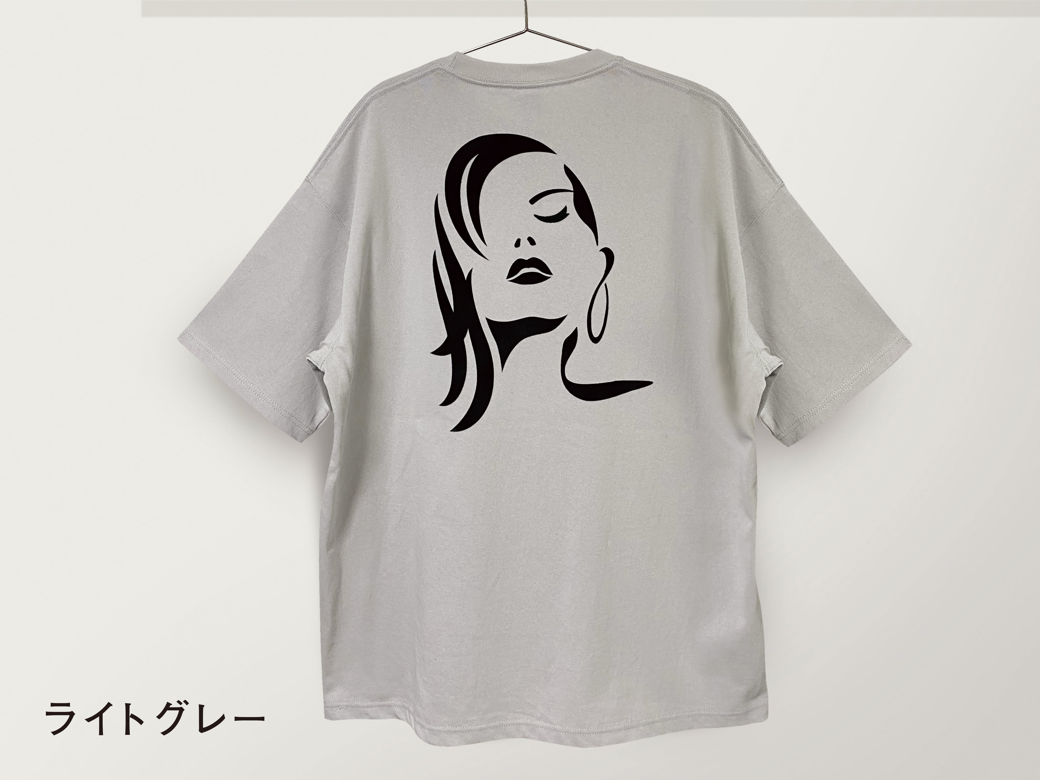 刺繍＆ステンシル☆T-shirt／sexy girl!