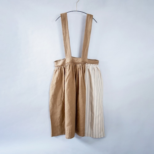 michirico (ミチリコ)/ linen asymmetry skirts / モカ /  S (woman)