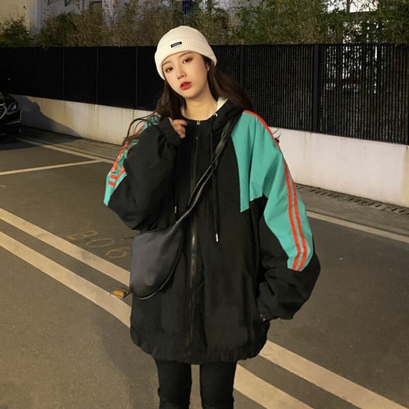 ルーズカジュアルジャケット オータムウィンターカラー コットン 秋物 冬物 YY-ファッション54901229742