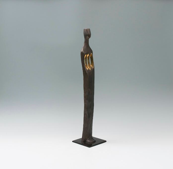 ブロンズ 豊福知徳 オブジェ 置物 インテリア 福岡県生まれの芸術家