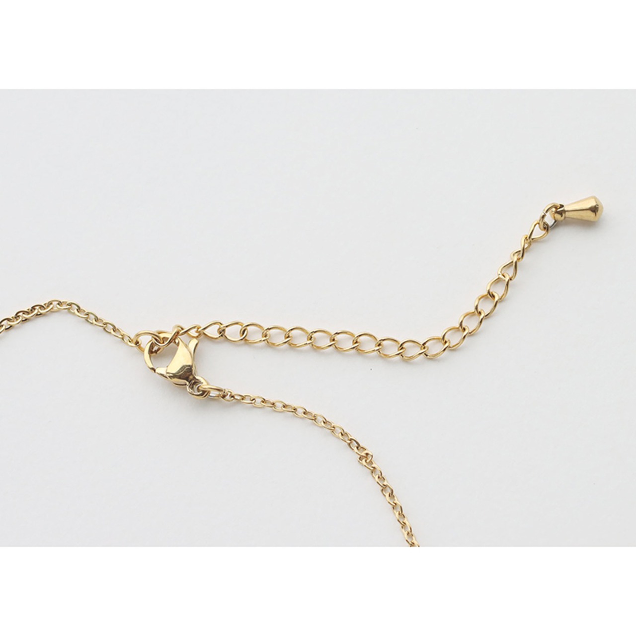 【ネコポス便送料無料】ネックレス ニュアンスサークルネックレス 華奢 18K 金属アレルギー サージカルステンレス つけっぱなし 金アレ対応 レディース 2157
