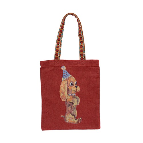 Nathalie Lete Rectangle tote bag Dog