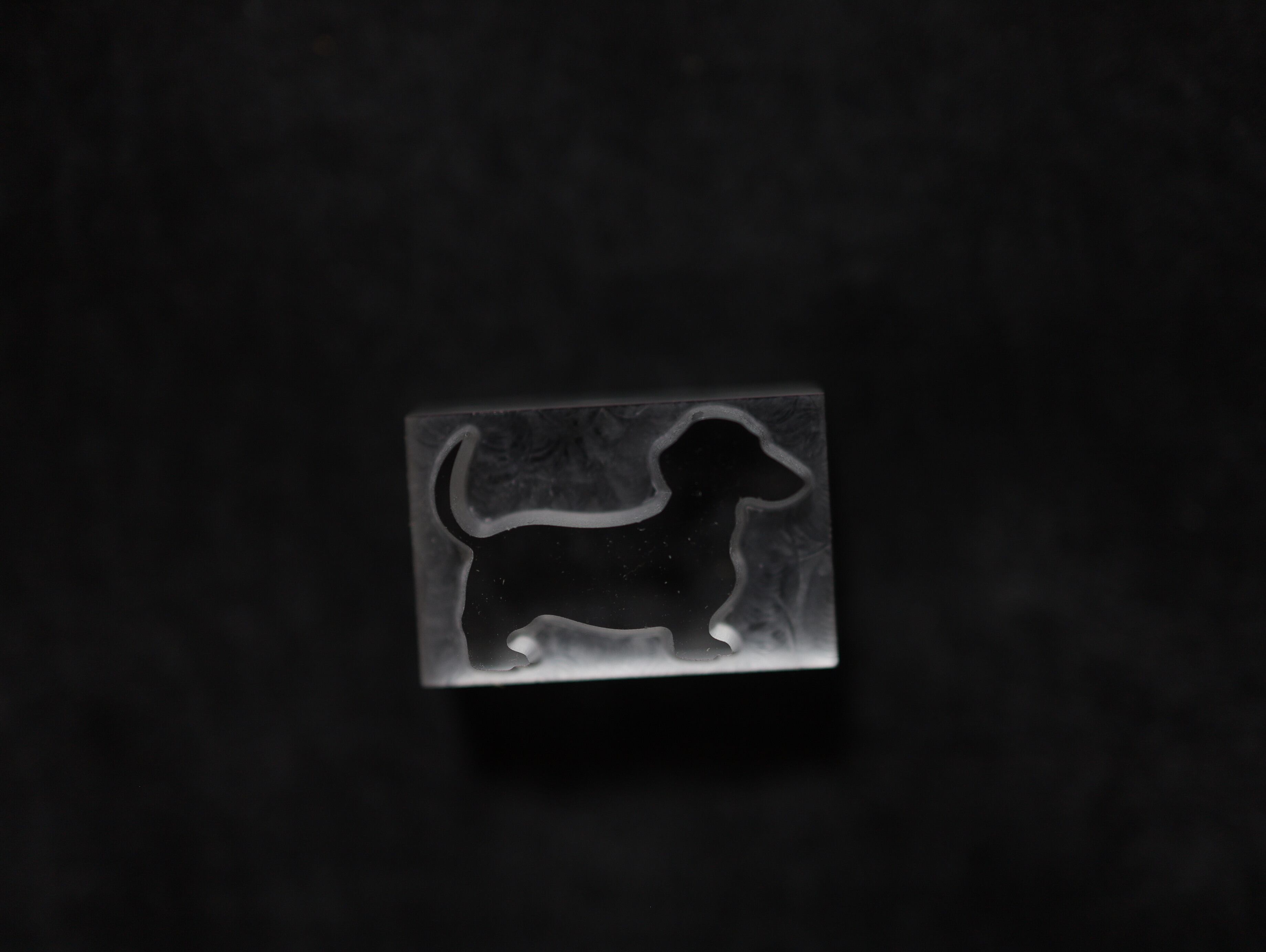 【アクリル刻印】ミニチュアダックスフンド　犬　レザークラフト用