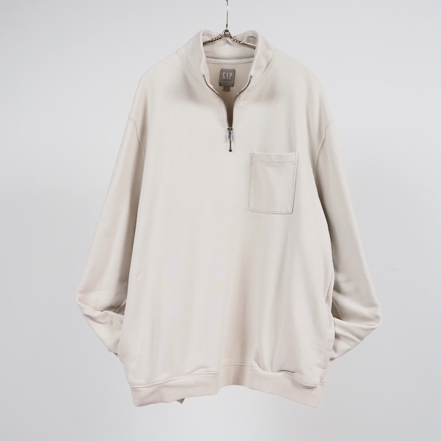 GAP 1/4Zip Sweat Pullover with Pocket ギャップ ポケット付き ハーフジップ プルオーバースウェット