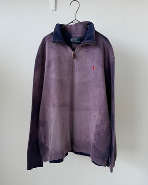 -Polo by Ralph Lauren- Vintage 90s L Half zip sweater
