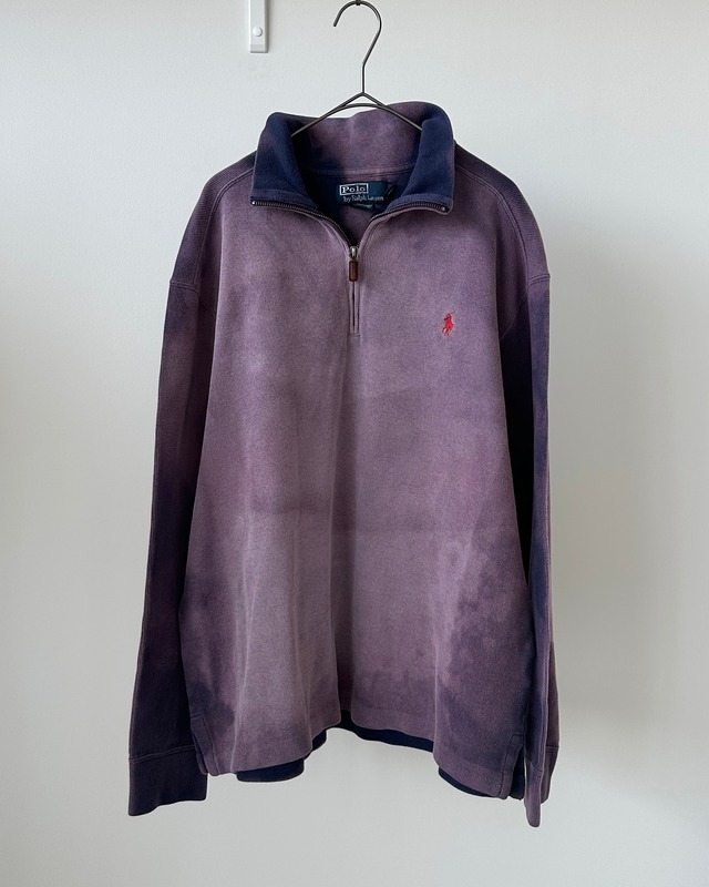 -Polo by Ralph Lauren- Vintage 90s L Half zip sweater