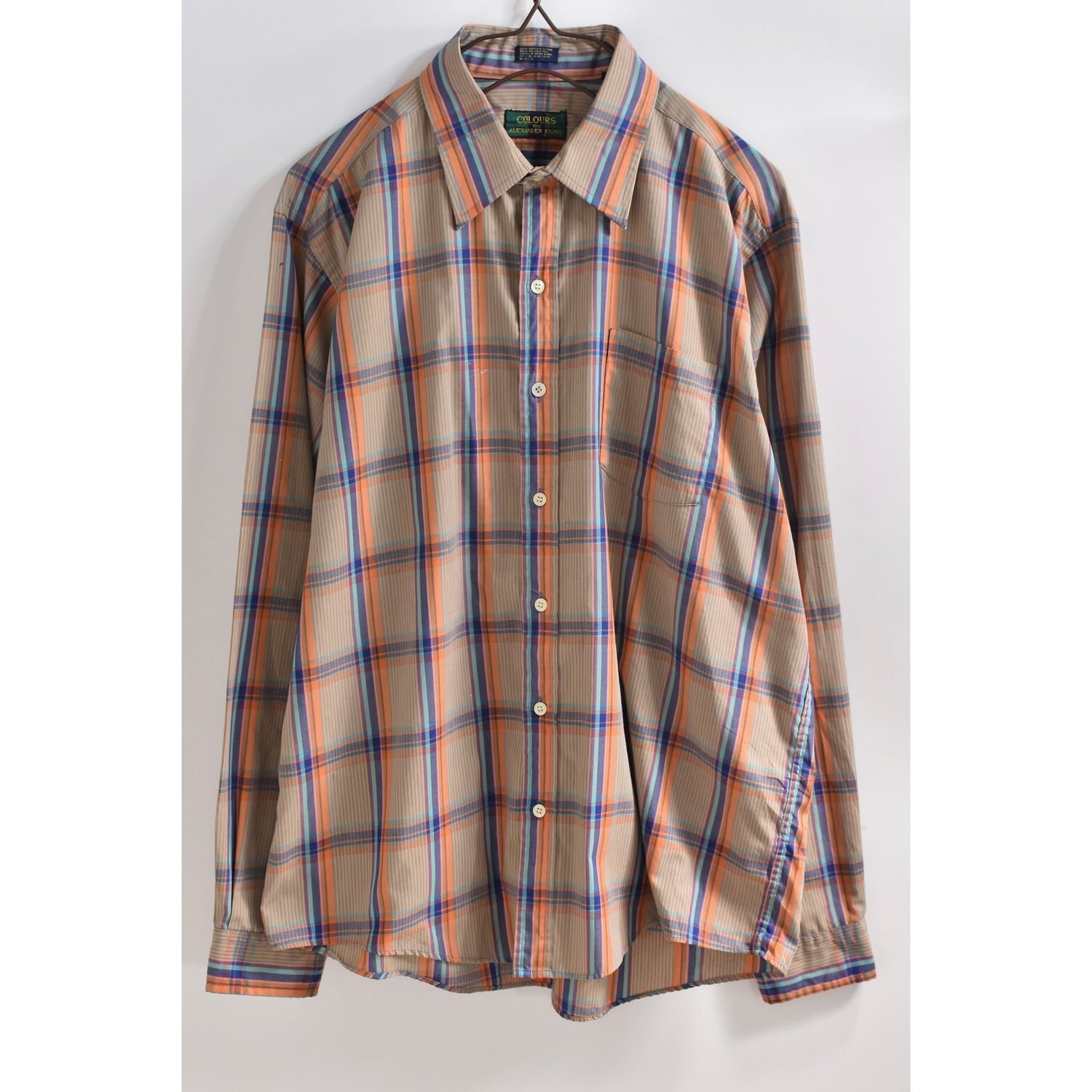 ～s COLOURS by ALEXANDER JULIAN check shirt   古着屋 grin days