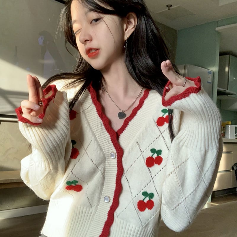 スプリングセーター ショートカーディガンジャケット 大人ガーリー スウィート キュート カジュアル 春物 スーパーモール16495457210