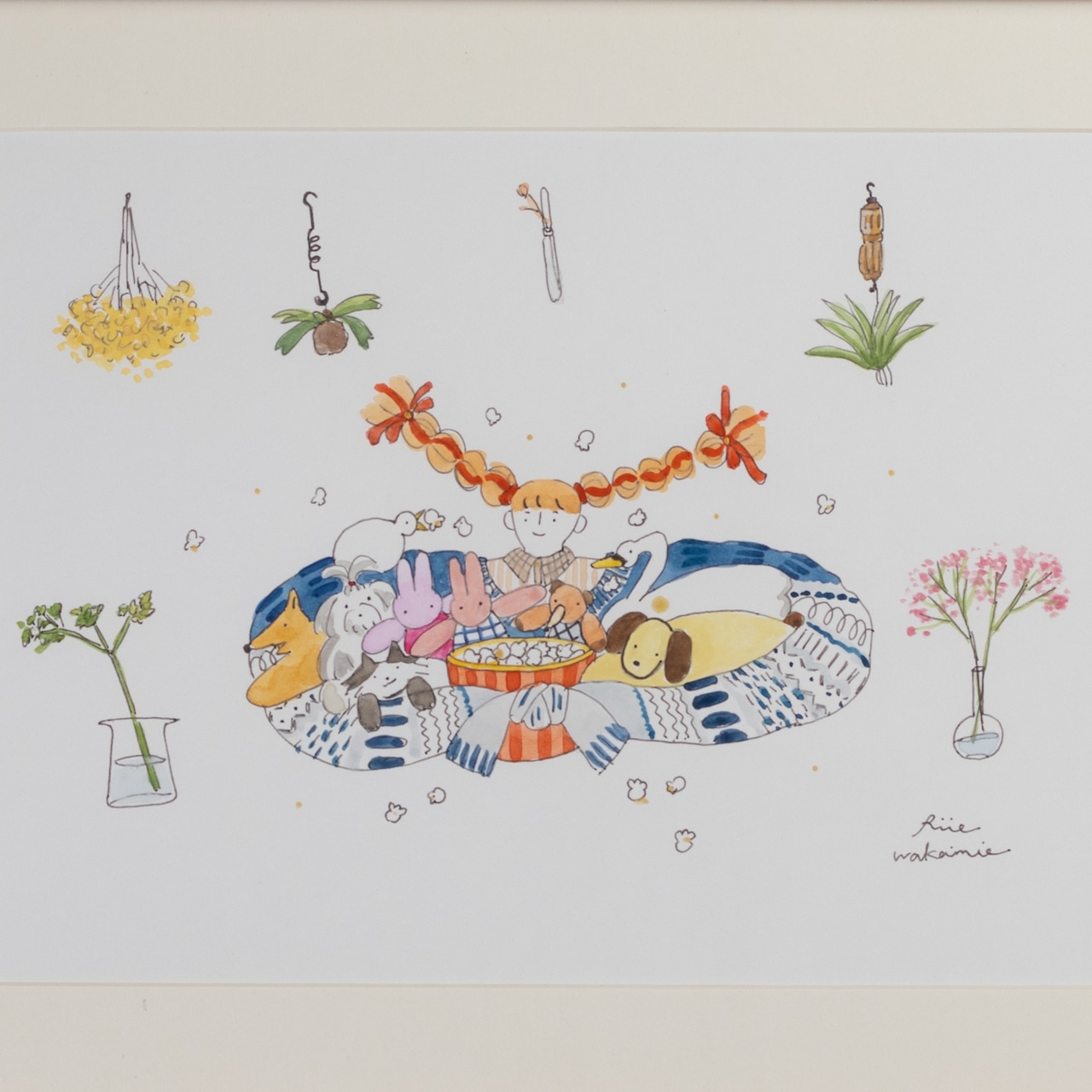 < Riie ／ ワカイリエ > 原画「みんな抱きしめセーター」