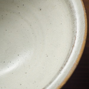 カレー皿 乳濁（たわみ鉢・オーバルボウル・深皿）／SUIYO