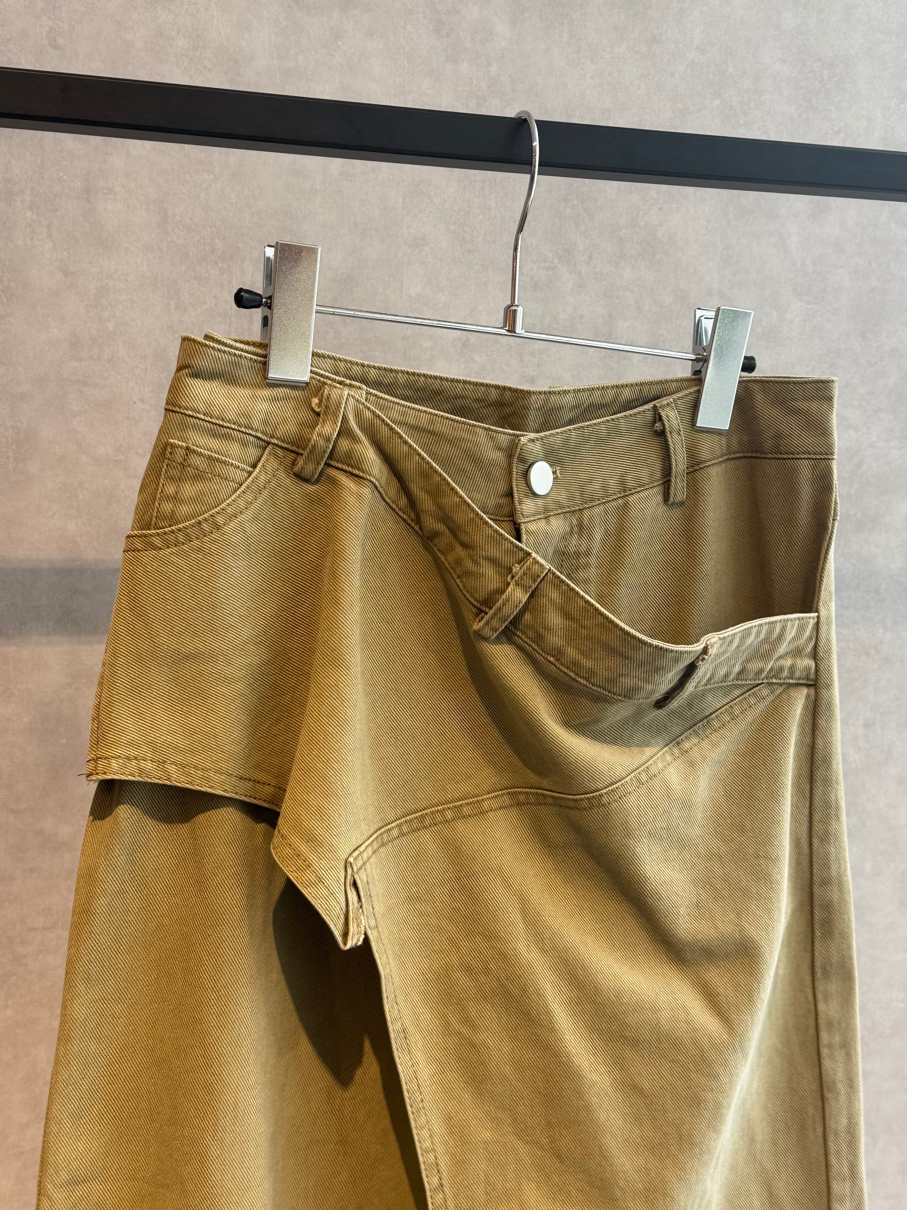 layered design pants