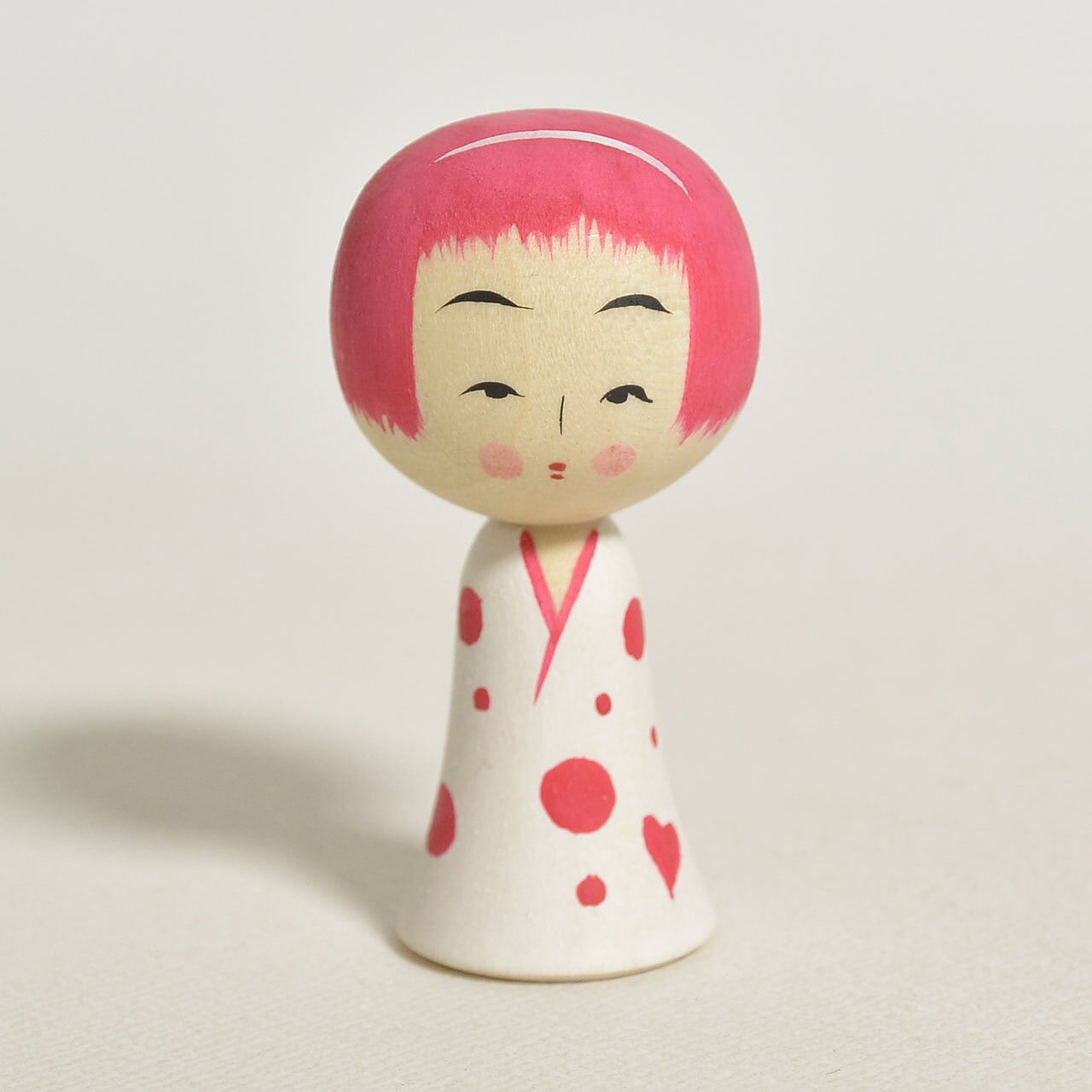キャンディさんこけし 約2寸 約6cm 鈴木明 工人（作並系）#2326