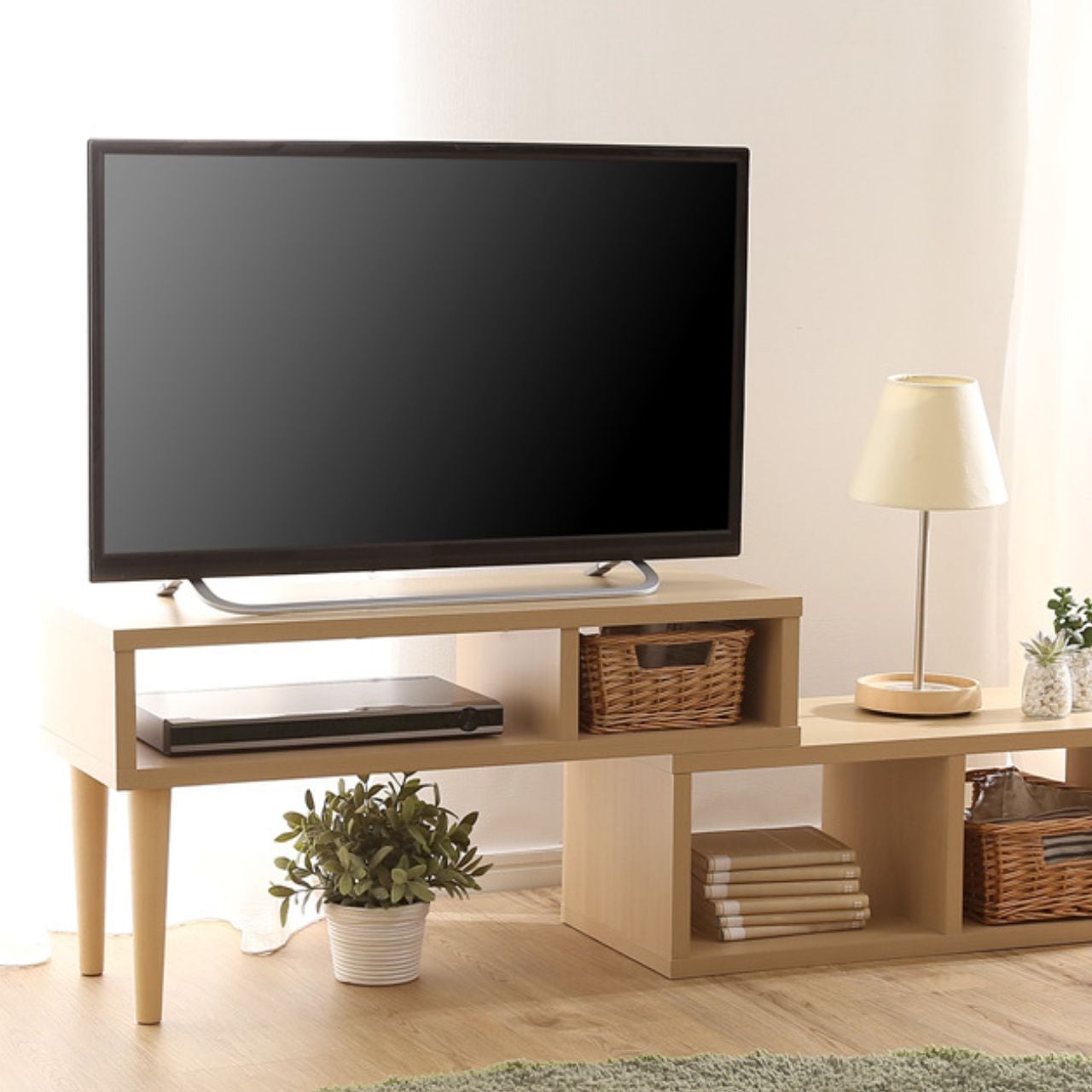 コンパクト伸縮テレビボード*3color | MeROOM