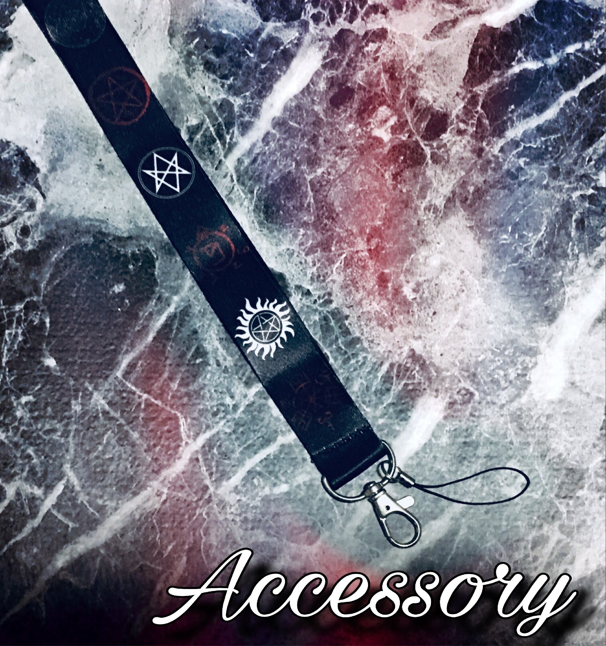 携帯 ネックストラップ ペンタグラム 星 魔女