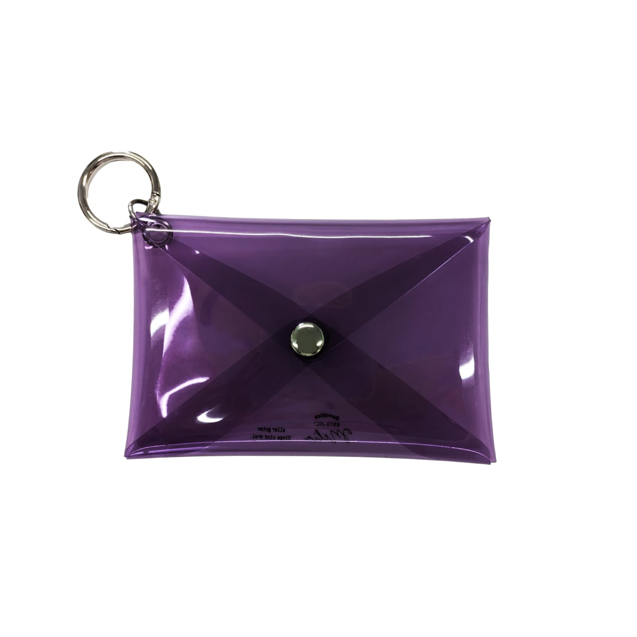 クリアポーチ】 カラビナ付 ポーチ Sサイズ ミニポーチ コイン