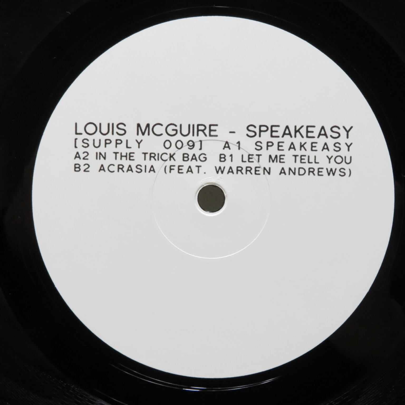 Louis McGuire / Speakeasy [SUPPLY 009] - 画像1