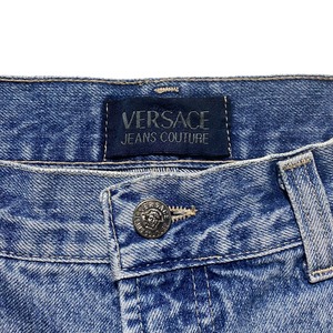 vintage VERSACE JEANS COUTURE damaged denim pants