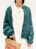 Vintage Green Mohair Cardigan